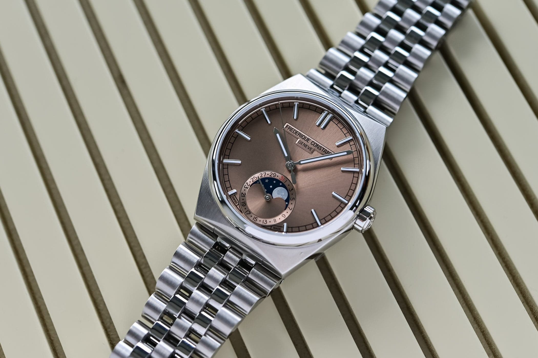 First Look: The New Frederique Constant Highlife Moonphase Date Manufacture (Incl. Video) - Monochrome Watches