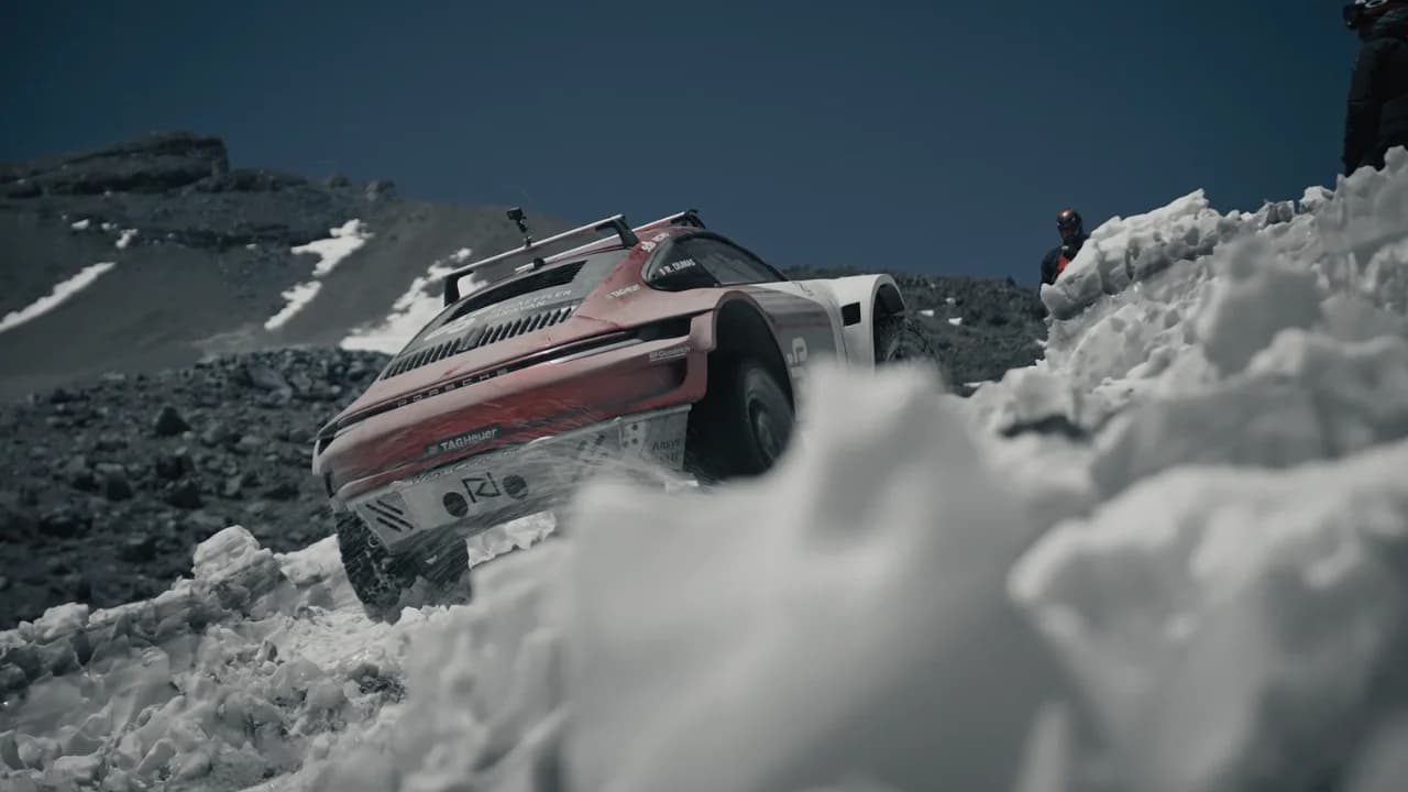 Porsche built a brand new 911 car just so it could climb the world's highest volcano standing at over 22,000ft - supercarblondie.com image 2