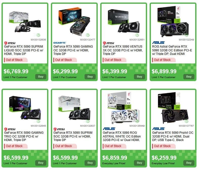 No One Can Believe The Current Price Of An Nvidia RTX 5090 - Kotaku image 3