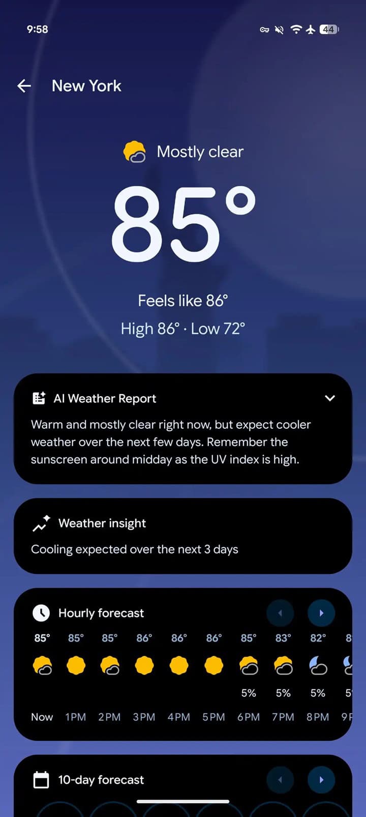 Pixel Weather gets a fresh look and a handy new forecast detail with the latest update - Android Authority image 5